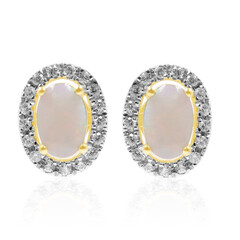 Welo-Opal-Goldohrringe