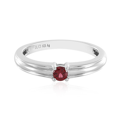 Edelroter Spinell-Silberring