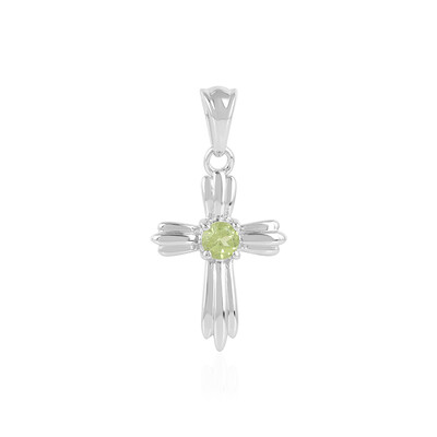 Peridot-Silberanhänger