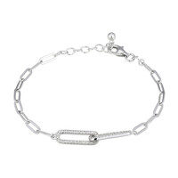 I3 (I) Diamant-Silberarmband