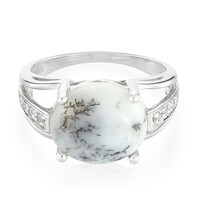 Dendriten-Achat-Silberring