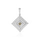 I2 Champagner-Diamant-Goldanhänger (Ornaments by de Melo)