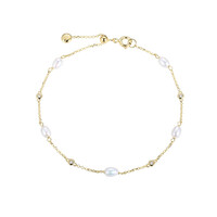 Süßwasserzuchtperlen-Silberarmband
