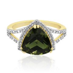 Moldavit-Goldring
