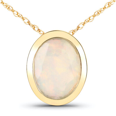 Welo-Opal-Goldhalskette