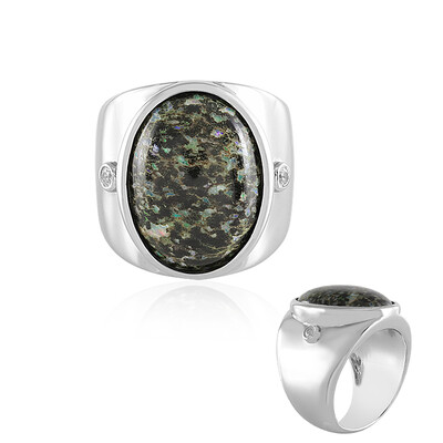 Leoparden-Opal-Silberring