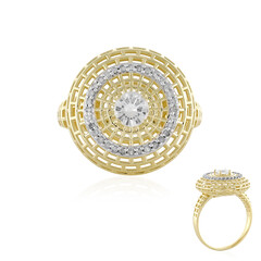 Zirkon-Goldring (Ornaments by de Melo)