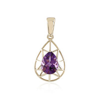 Uruguay-Amethyst-Goldanhänger (Ornaments by de Melo)