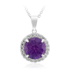 Amethyst-Silberhalskette