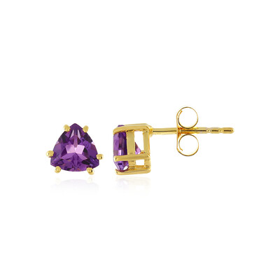 Marokkanischer Amethyst-Silberohrringe