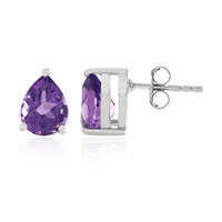 Marokkanischer Amethyst-Silberohrringe