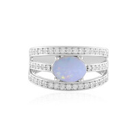Australischer Opal-Silberring