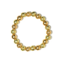 Goldene Lava-Armband