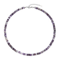 Amethyst-Silberhalskette
