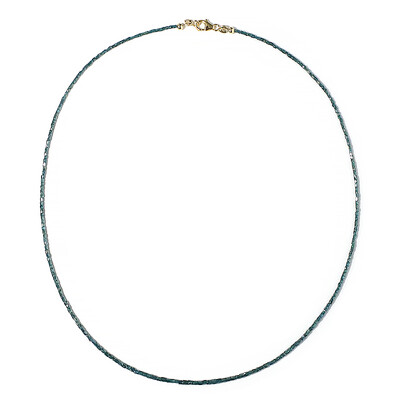 Blauer Diamant-Goldhalskette