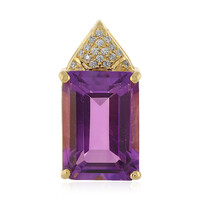 Bolivianischer Amethyst-Silberanhänger