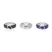 Edelstein-Silberringe (Dallas Prince Designs)