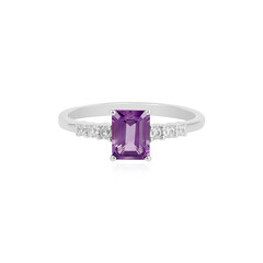 Sibirischer Amethyst-Silberring