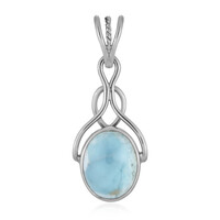 Larimar-Silberanhänger