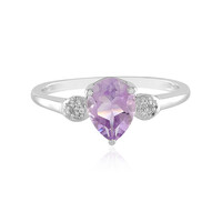 Lavendel-Amethyst-Silberring