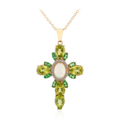 Welo-Opal-Silberhalskette