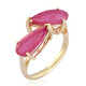 Pinkfarbener Madagaskar-Saphir-Goldring (de Melo)