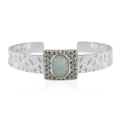 Welo-Opal-Silberarmreif (Annette classic)