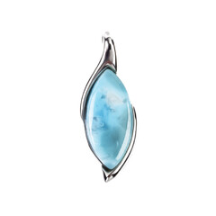 Larimar-Silberanhänger