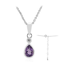 Amethyst-Silberhalskette