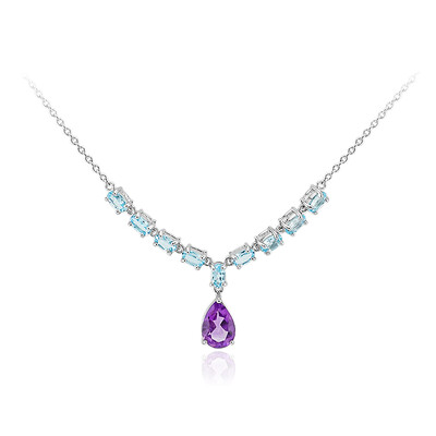 Amethyst-Silbercollier