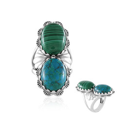 Edelstein-Silberring (Desert Chic)