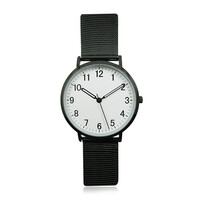 Schwarzer Diamant-Uhr