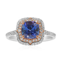 AAA-Tansanit-Goldring (CIRARI)