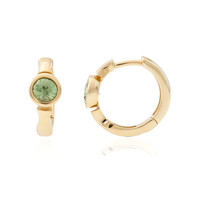 Namibia-Demantoid-Goldohrringe (CUSTODANA)