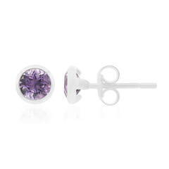 Amethyst-Silberohrringe