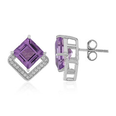Amethyst-Silberohrringe