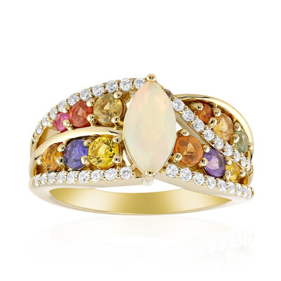 Welo-Opal-Goldring (Adela Gold)