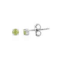 Peridot-Silberohrringe