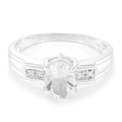 Petalit-Silberring