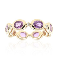 Purpurfarbener Ceylon-Saphir-Goldring