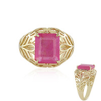 Pinkfarbener Madagaskar-Saphir-Goldring (Ornaments by de Melo)