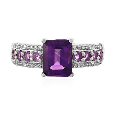 Bolivianischer Amethyst-Silberring