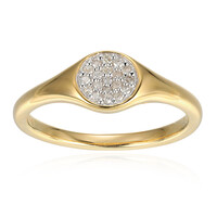I3 (I) Diamant-Silberring