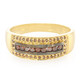 Fancy-Diamant-Silberring