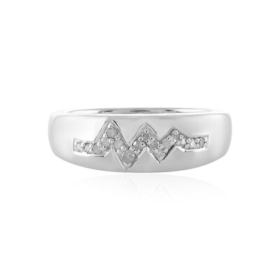 I4 (J) Diamant-Silberring