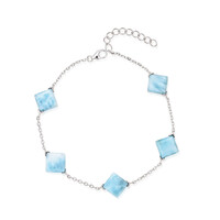 Larimar-Silberarmband
