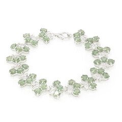 Russischer Apatit-Silberarmband