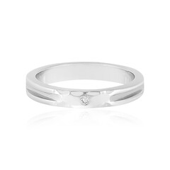 SI2 (H) Diamant-Silberring