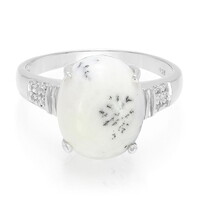 Dendriten-Achat-Silberring