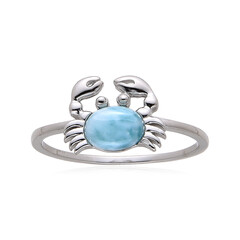 Larimar-Silberring